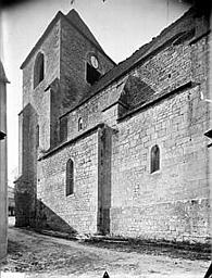 Façade sud, partie et clocher