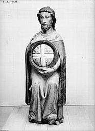 Horloge du choeur, figure assise