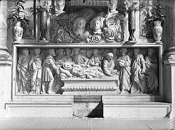 Bas-relief : Dormition à la Vierge