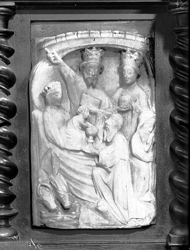 Bas-relief en albâtre anglais : Adoration des Mages (L')