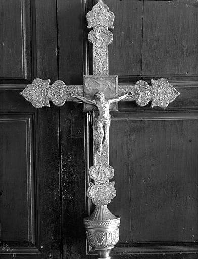 Croix processionnelle, face