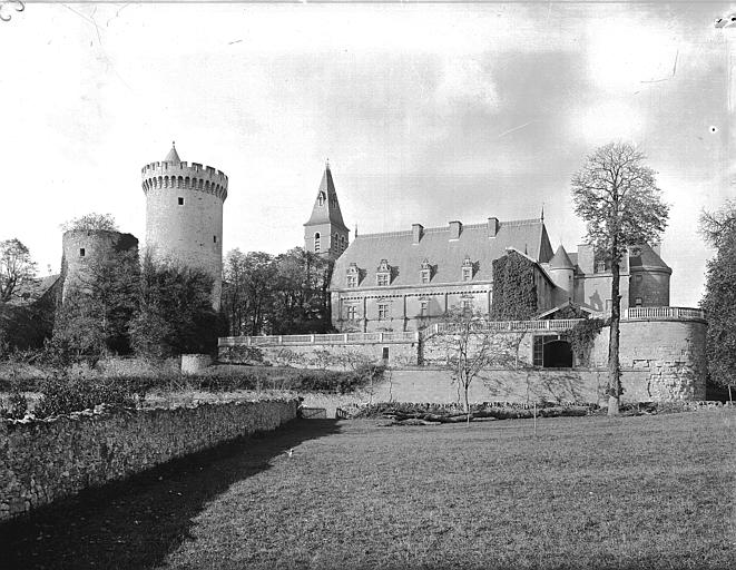 Château (ancien), façades et tours