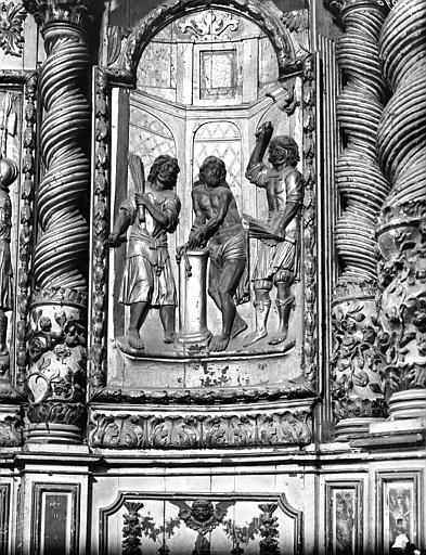 Retable, détail