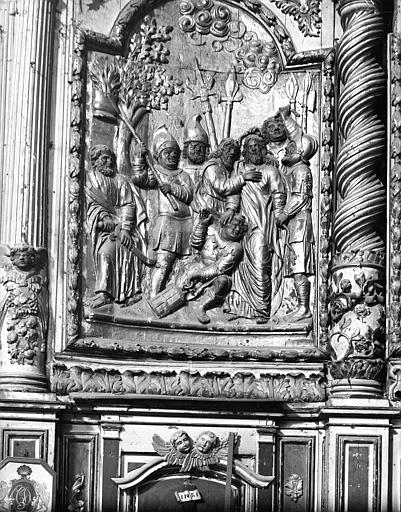 Retable, détail