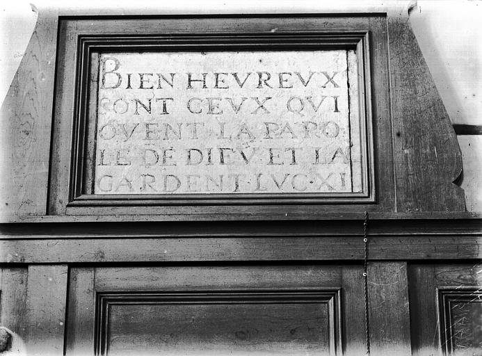 Inscription - © Ministère de la Culture (France), Médiathèque du patrimoine et de la photographie, diffusion RMN-GP