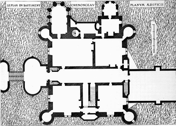 Château de Bohier : plan