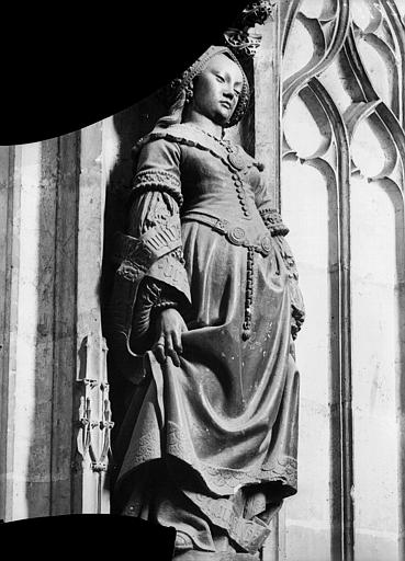 Clôture du choeur, statue : Judith