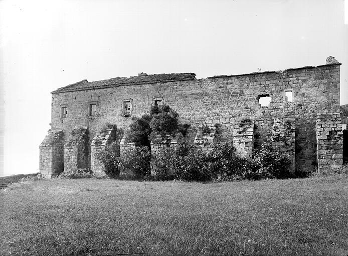 Façade postérieure avec contreforts