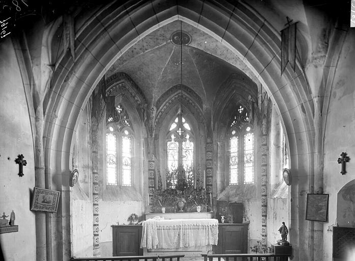 Vue intérieure du choeur