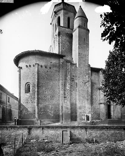 Façade nord : Clocher et abside