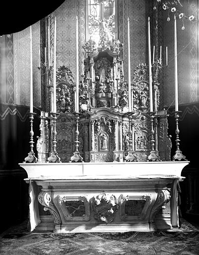 Retable. Autel, retable et tabernacle du maître-autel