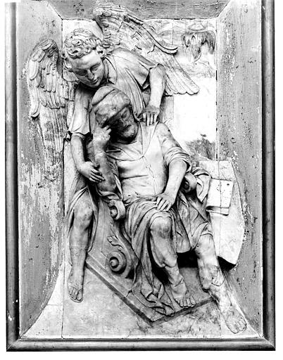 Bas-relief, Songe de Joseph. Haut-relief : Le Songe de Joseph