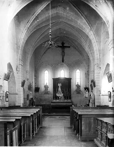 Vue intérieure du choeur