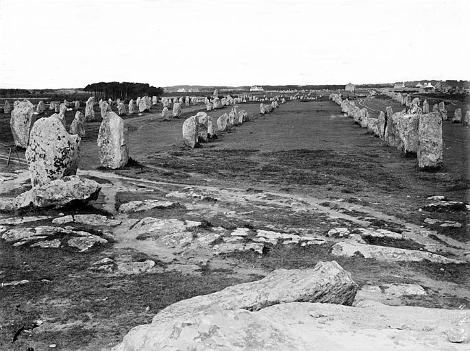 Vue panoramique côté droit, vue prise de l'ouest