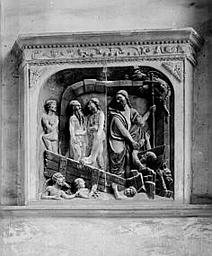 Bas-relief, Jésus aux nimbes