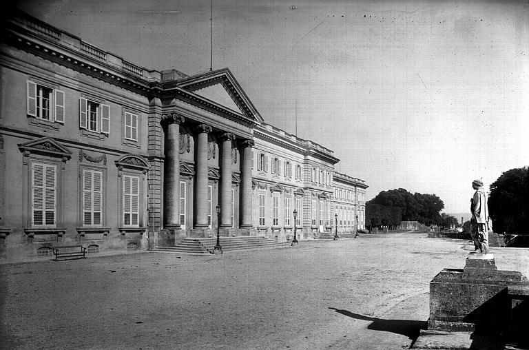 Façade sur le parc, vue en perspective