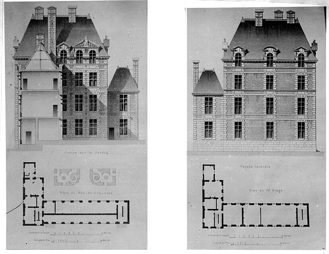 Relevé des bâtiments abbatiaux