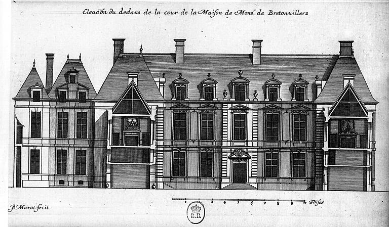 Elévation côté cour