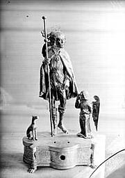 Statuette en argent de saint Roch - © Ministère de la Culture (France), Médiathèque du patrimoine et de la photographie, diffusion RMN-GP