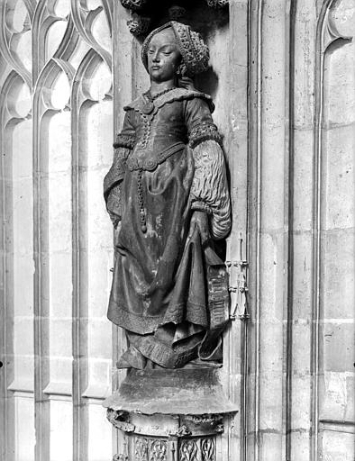 Clôture du choeur, statue de Judith