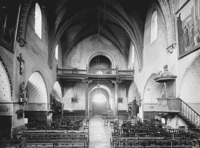 Nef vue du choeur