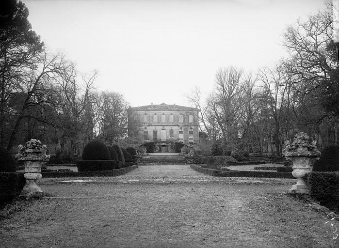 Façade du côté du parc