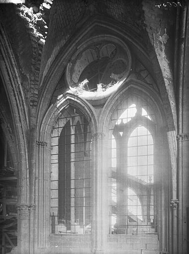 Bras sud du transept, intérieur de la tour est, parties hautes