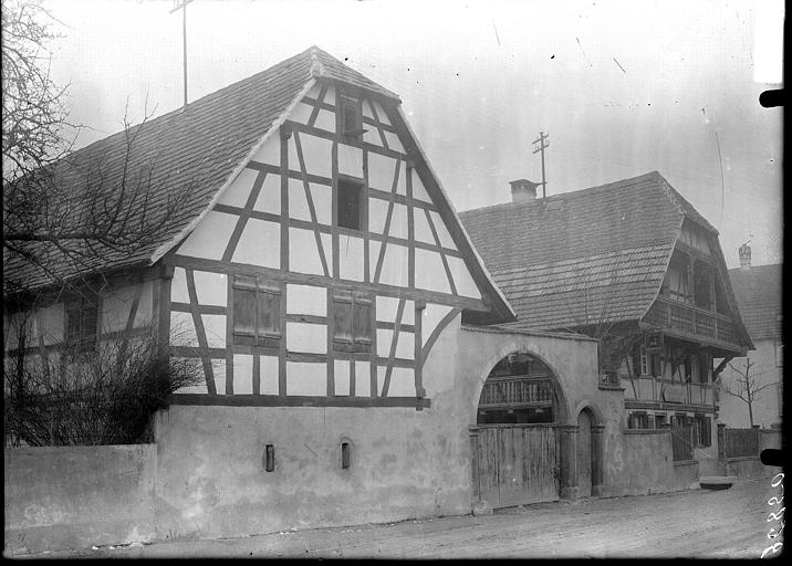 Vue d'ensemble, côté rue