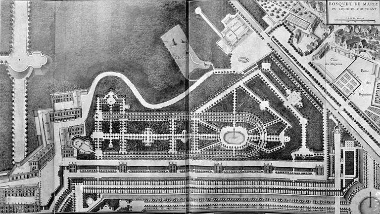 Plan du Bosquet, côté ouest