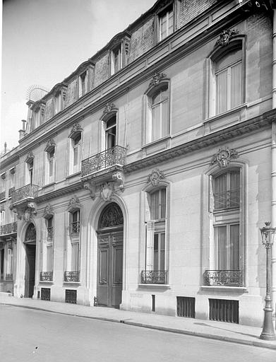 Façade sur rue en perspective