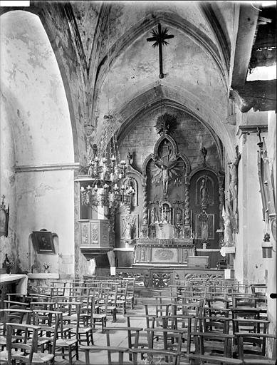 Vue intérieure du choeur