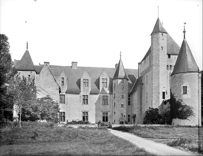 Façade ouest sur le parc