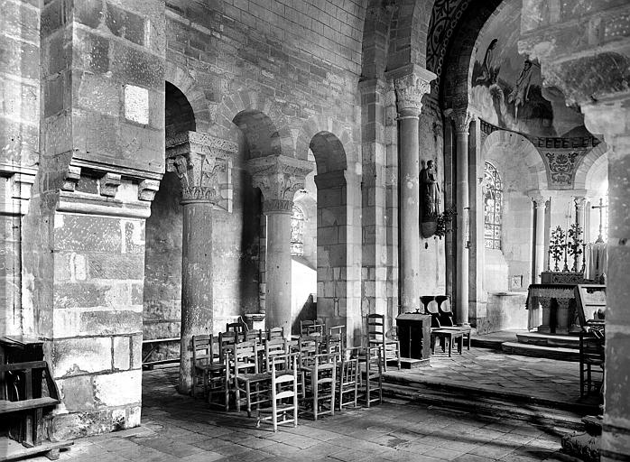 Vue intérieure du choeur, côté nord