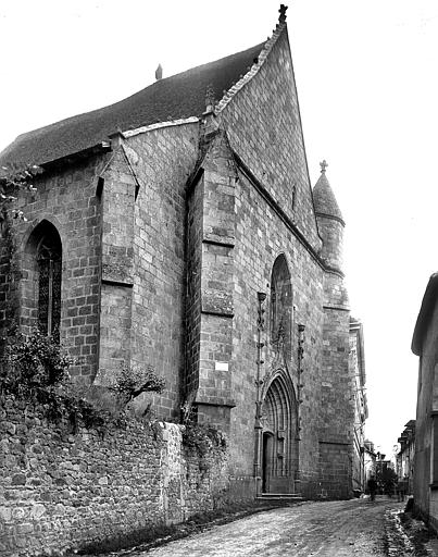 Chapelle : Façade ouest en perspective