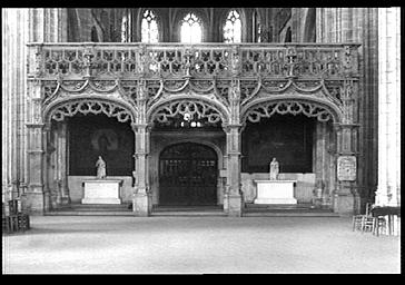 Intérieur de l'église : le jubé