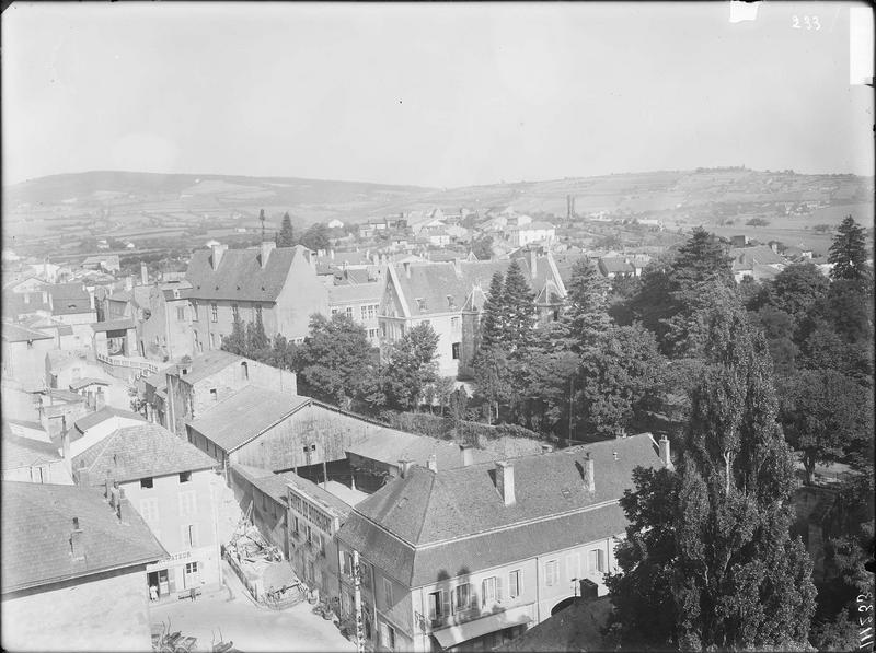 Fouille de Cluny, tour octogone, vue ouest