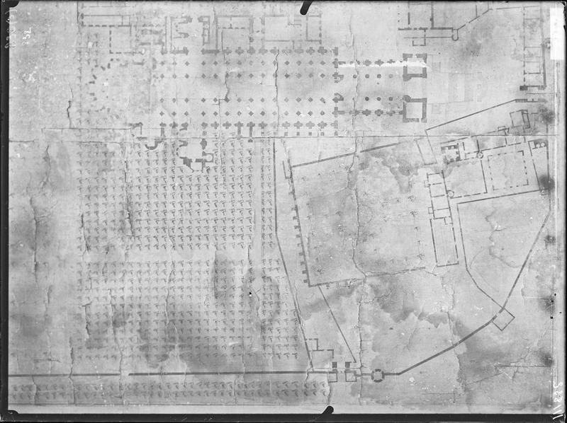 Fouille de Cluny, plan de cadastre vers 1750 (3)