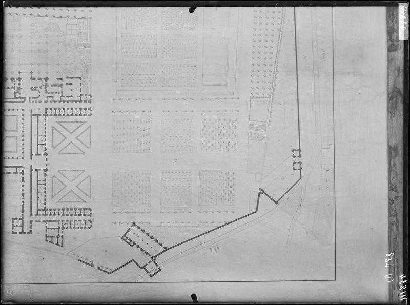 Fouille de Cluny, plan de cadastre de 1790, copie de 1870 (1)