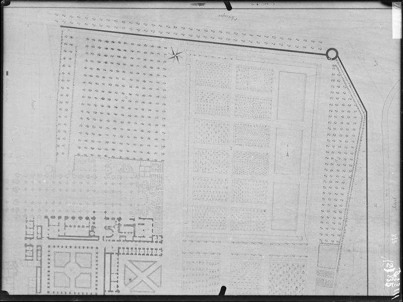 Fouille de Cluny, plan de cadastre de 1790, copie de 1870 (2)