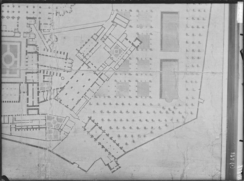 Fouille de Cluny, plan de cadastre de 1715 (1)