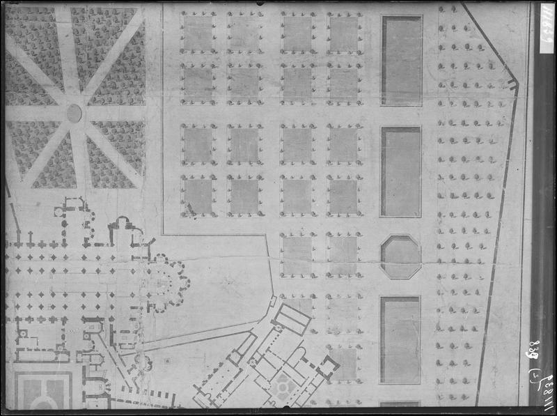 Fouille de Cluny, plan de cadastre de 1715 (2)