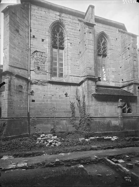 Fouille de Cluny, chapelle des Bourbons (Musée), petit transept sud