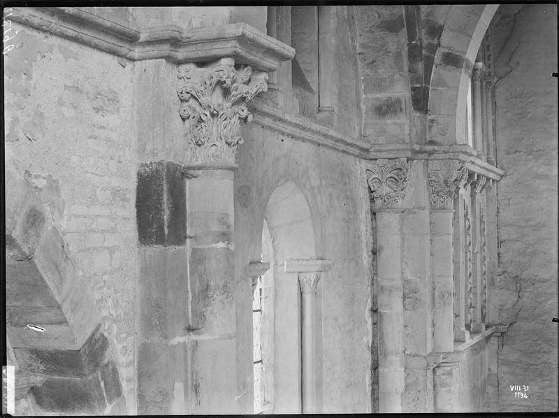 Fouille de Cluny, grand transept sud, détail côté ouest