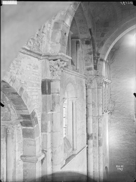 Fouille de Cluny, grand transept sud, détail côté ouest