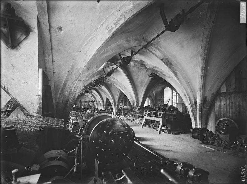 Fouille de Cluny, farinier, atelier de plain-pied