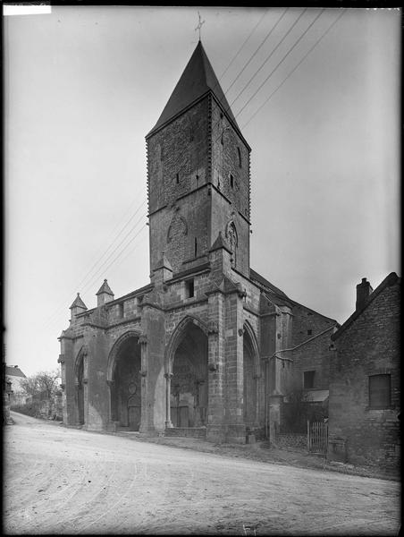 Façade et clocher ouest