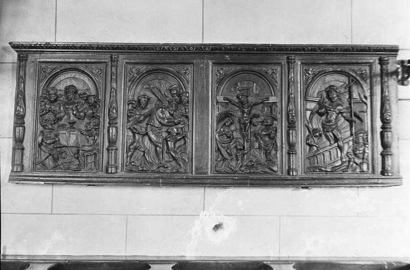 Quatre panneaux de retable en bois sculpté - © Ministère de la Culture (France), Médiathèque du patrimoine et de la photographie, diffusion GrandPalaisRmn Photo