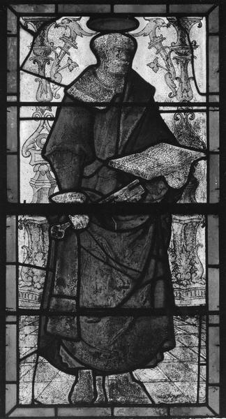 Saint Pierre, panneau de vitrail, ensemble