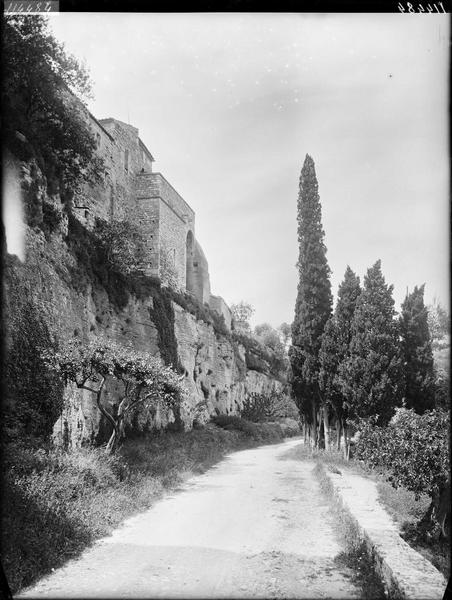 Chemin de ronde et façade est