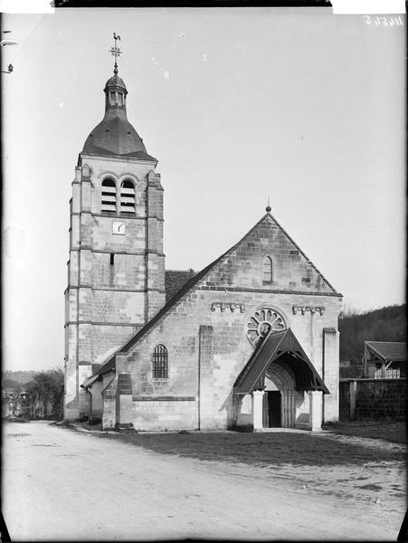 Façade ouest et clocher